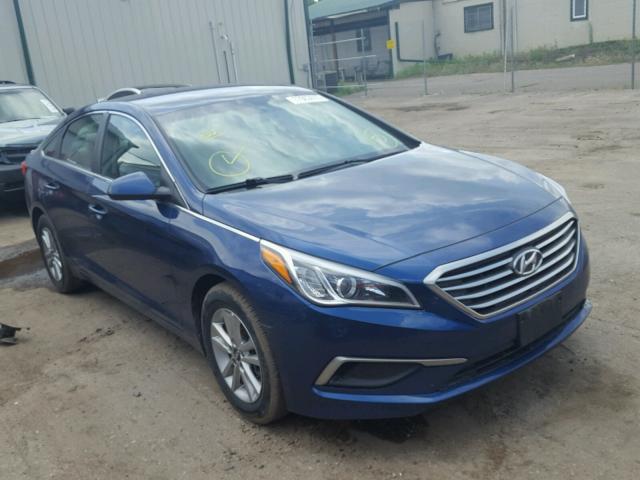 5NPE24AF7GH411399 - 2016 HYUNDAI SONATA SE ლურჯი ფოტო 1