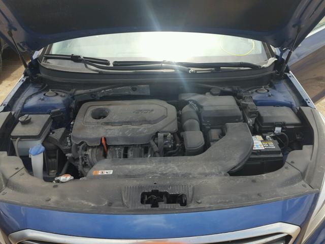 5NPE24AF7GH411399 - 2016 HYUNDAI SONATA SE ლურჯი ფოტო 7