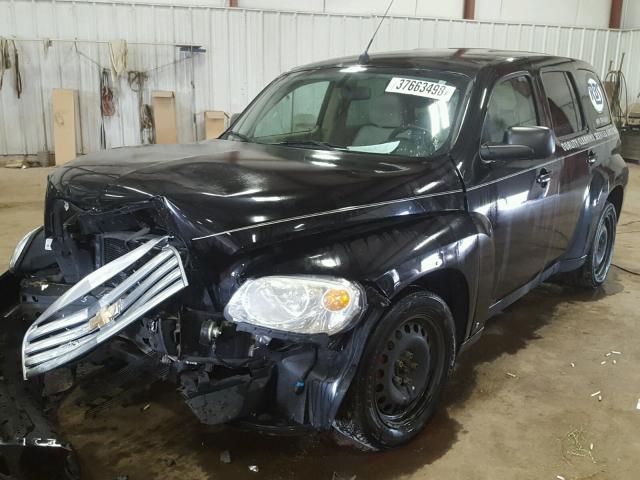 3GNBAADB6AS511320 - 2010 CHEVROLET HHR LS BLACK photo 2