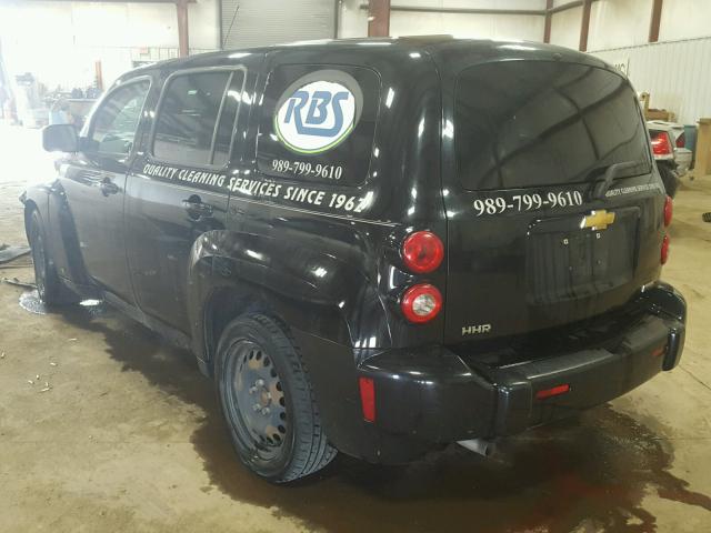 3GNBAADB6AS511320 - 2010 CHEVROLET HHR LS BLACK photo 3