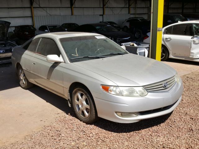 2T1CF28P73C606608 - 2003 TOYOTA CAMRY SOLA SILVER photo 1