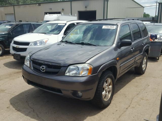 4F2CZ96134KM34608 - 2004 MAZDA TRIBUTE ES CHARCOAL photo 2