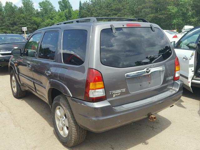 4F2CZ96134KM34608 - 2004 MAZDA TRIBUTE ES CHARCOAL photo 3