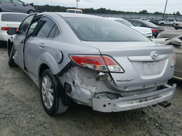 1YVHZ8DH5C5M37629 - 2012 MAZDA 6 I SILVER photo 3