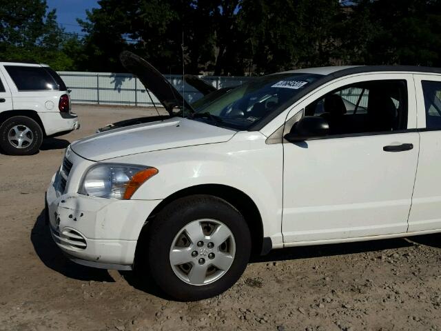 1B3HB28B27D555566 - 2007 DODGE CALIBER WHITE photo 9