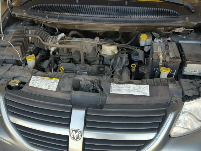 2D4GP44LX7R150755 - 2007 DODGE GRAND CARA GREEN photo 7