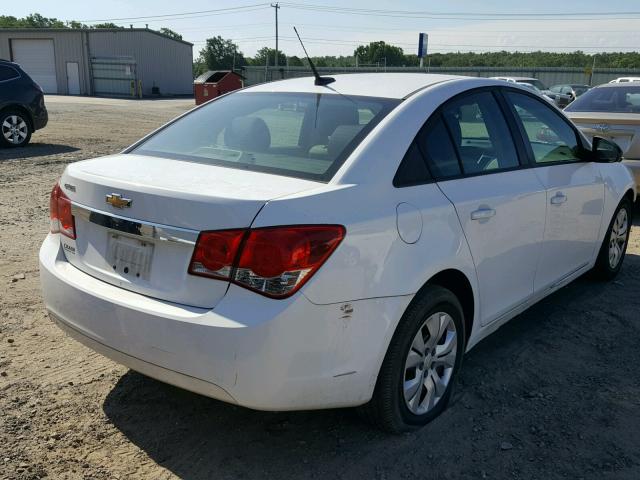 1G1PA5SH7D7289413 - 2013 CHEVROLET CRUZE LS WHITE photo 4