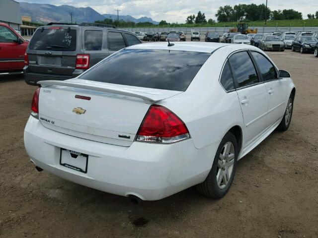 2G1WG5E38D1143836 - 2013 CHEVROLET IMPALA LT WHITE photo 4