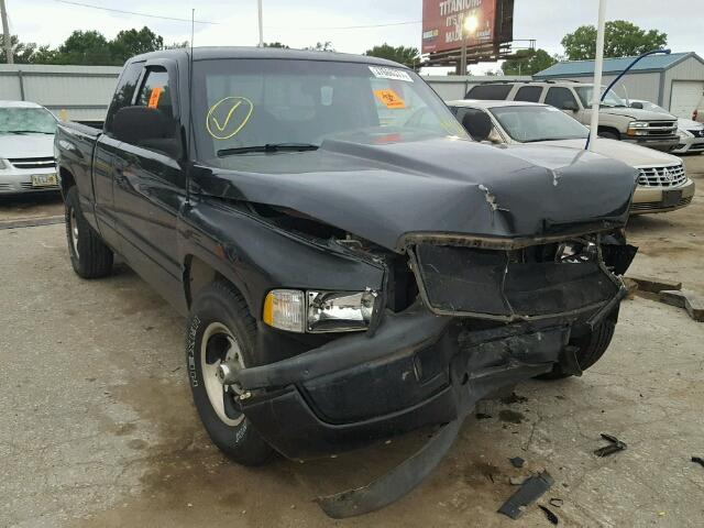 1B7HC13Z6WJ119040 - 1998 DODGE RAM 1500 BLACK photo 1