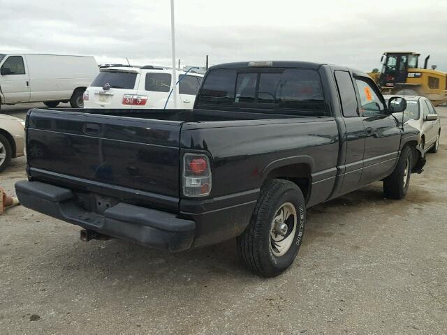 1B7HC13Z6WJ119040 - 1998 DODGE RAM 1500 BLACK photo 4