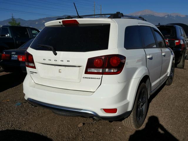 3C4PDDGG5ET315920 - 2014 DODGE JOURNEY CR WHITE photo 4