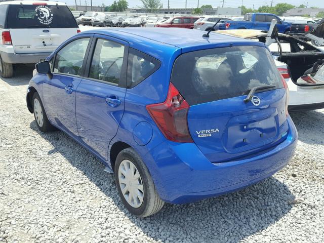 3N1CE2CP6FL379863 - 2015 NISSAN VERSA NOTE BLUE photo 3