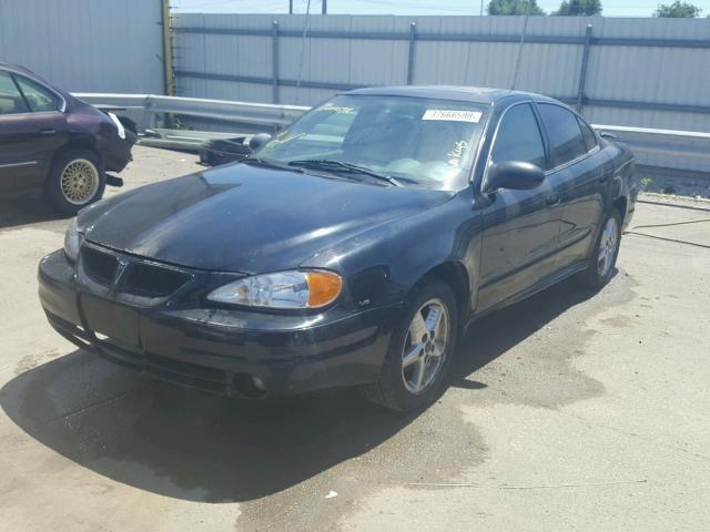 1G2NF52EX4M604989 - 2004 PONTIAC GRAND AM S BLACK photo 2