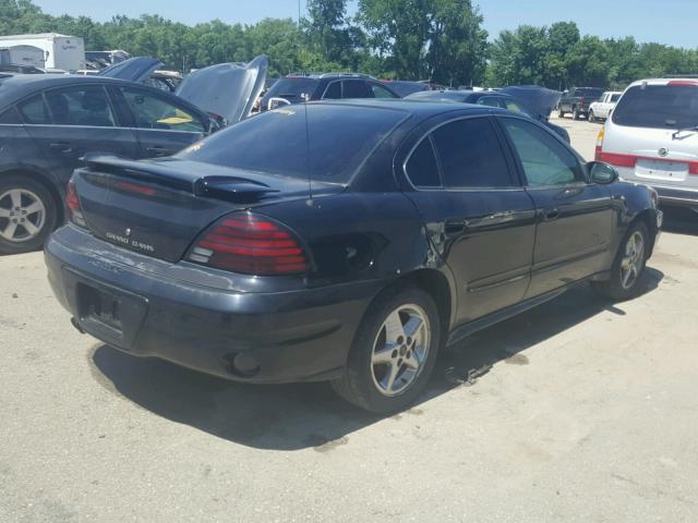 1G2NF52EX4M604989 - 2004 PONTIAC GRAND AM S BLACK photo 4