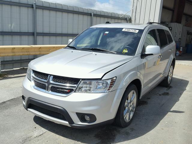 3C4PDDDG0DT597435 - 2013 DODGE JOURNEY CR SILVER photo 2