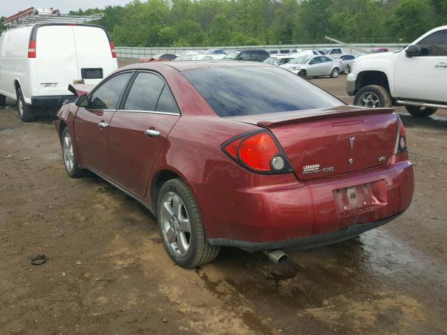 1G2ZG57N694134815 - 2009 PONTIAC G6 MAROON photo 3