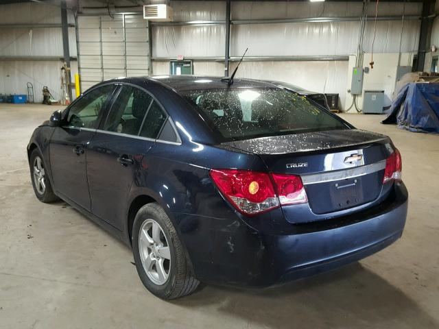 1G1PC5SB0E7416980 - 2014 CHEVROLET CRUZE LT BLUE photo 3