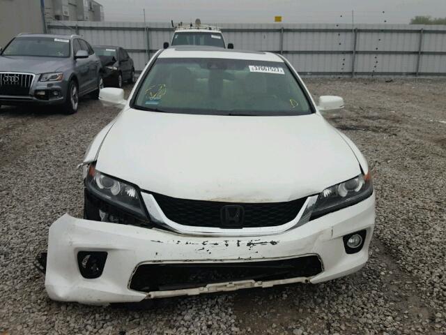 1HGCT1B80EA007269 - 2014 HONDA ACCORD WHITE photo 9