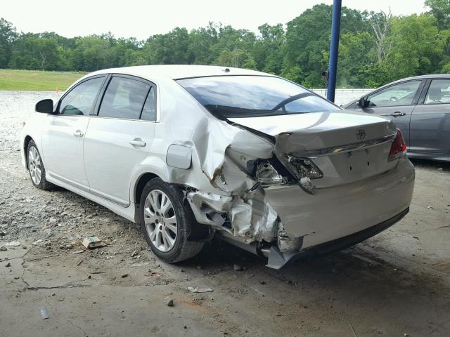 4T1BK3DB8BU386979 - 2011 TOYOTA AVALON BAS WHITE photo 3