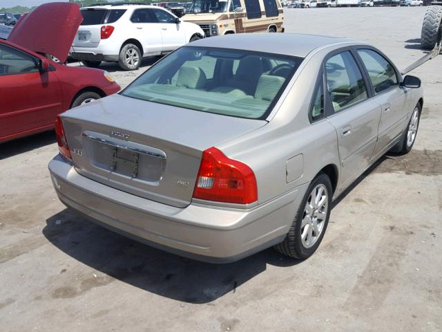 YV1TH59H341376469 - 2004 VOLVO S80 2.5T GOLD photo 4