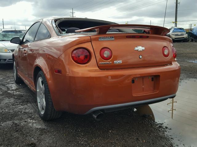 1G1AM15B367871038 - 2006 CHEVROLET COBALT SS ORANGE photo 3