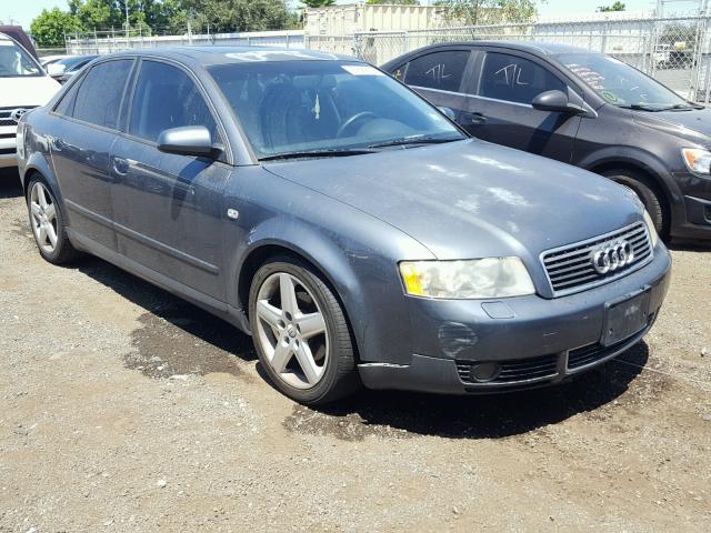 WAUJC68E03A270985 - 2003 AUDI A4 1.8T GRAY photo 1