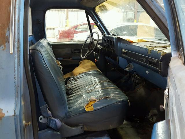 1GCCC14N2FF358416 - 1985 CHEVROLET C10 BLUE photo 5