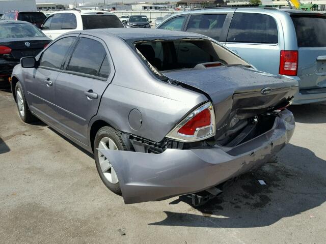 3FAFP071X6R117135 - 2006 FORD FUSION GRAY photo 3