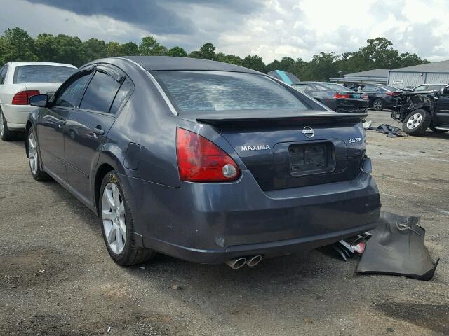 1N4BA41EX7C804022 - 2007 NISSAN MAXIMA SE GRAY photo 3