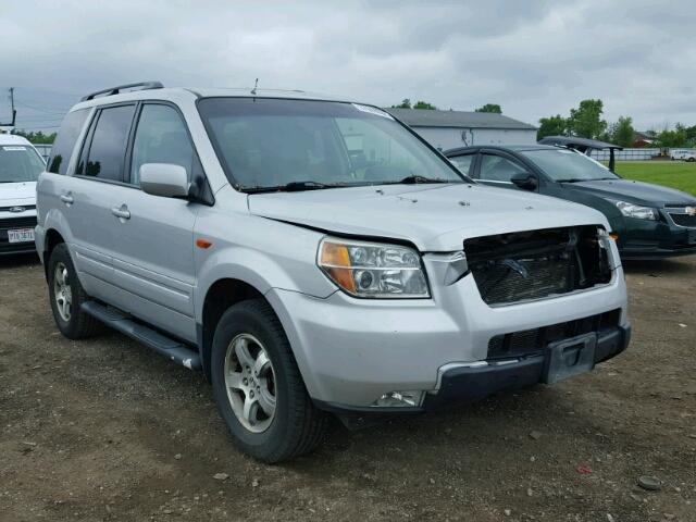 5FNYF28766B009715 - 2006 HONDA PILOT EX SILVER photo 1