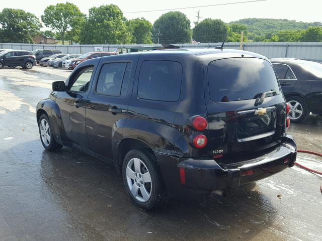 3GNDA13D18S648249 - 2008 CHEVROLET HHR LS BLACK photo 3
