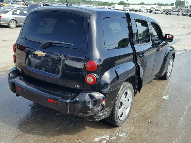 3GNDA13D18S648249 - 2008 CHEVROLET HHR LS BLACK photo 4