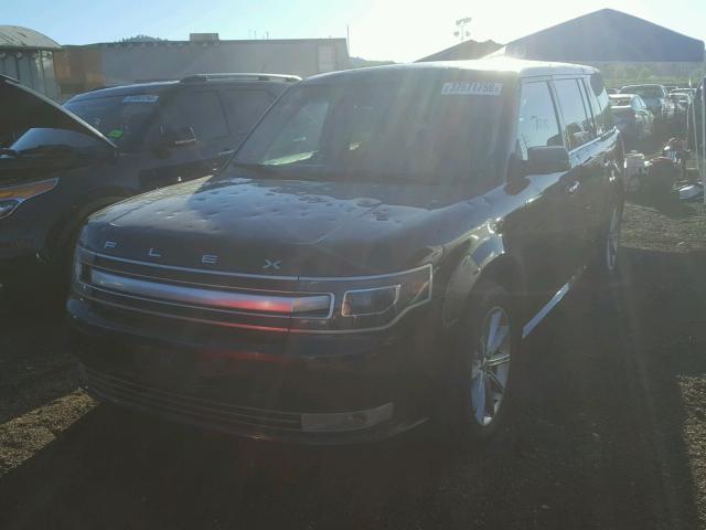 2FMGK5D80EBD16330 - 2014 FORD FLEX LIMIT BLACK photo 2