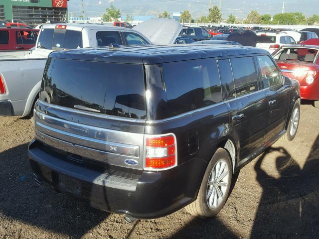 2FMGK5D80EBD16330 - 2014 FORD FLEX LIMIT BLACK photo 4