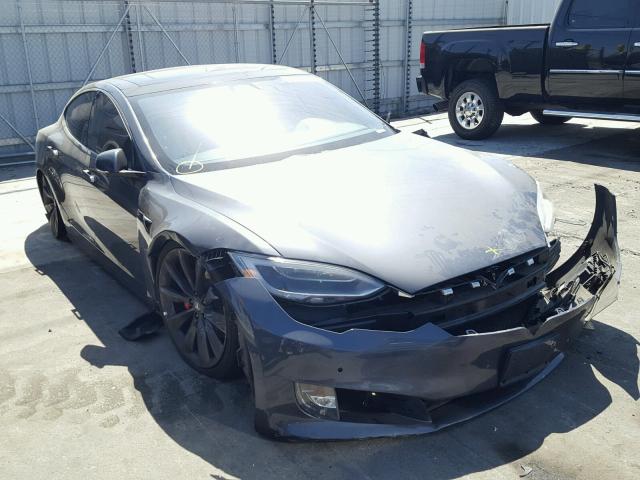 5YJSA1E45GF175489 - 2016 TESLA MODEL S Մոխրագույն լուսանկար 1