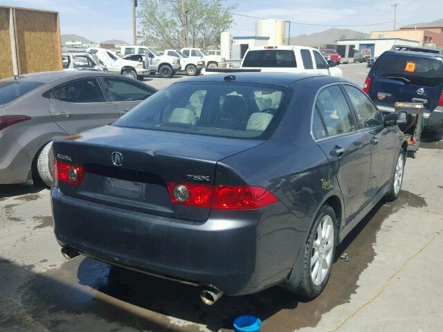 JH4CL96856C030302 - 2006 ACURA TSX GRAY photo 4