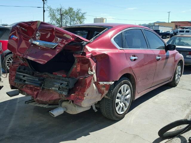 1N4AL3AP6FN311698 - 2015 NISSAN ALTIMA RED photo 4