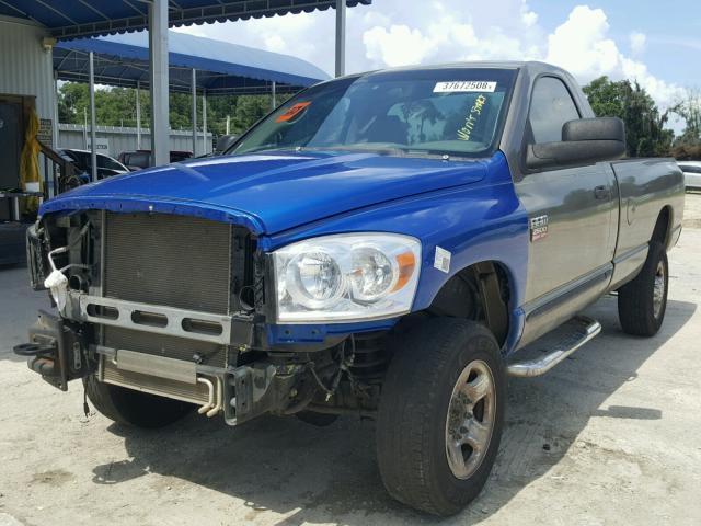 3D7KS26A87G786690 - 2007 DODGE RAM 2500 S BROWN photo 2