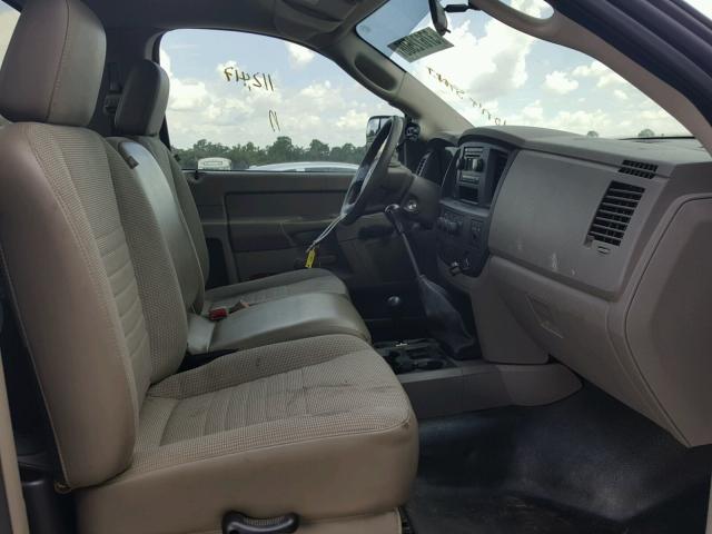 3D7KS26A87G786690 - 2007 DODGE RAM 2500 S BROWN photo 5