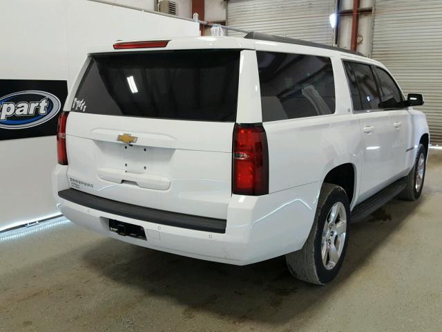 1GNSCHKC9GR111875 - 2016 CHEVROLET SUBURBAN C WHITE photo 4