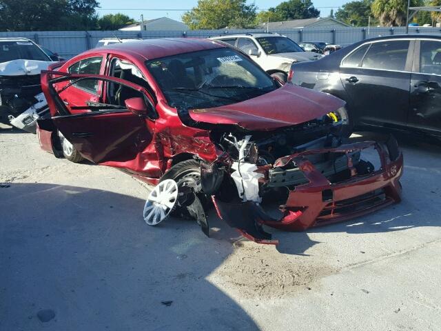 3N1CN7AP9GL848879 - 2016 NISSAN VERSA S/S RED photo 1