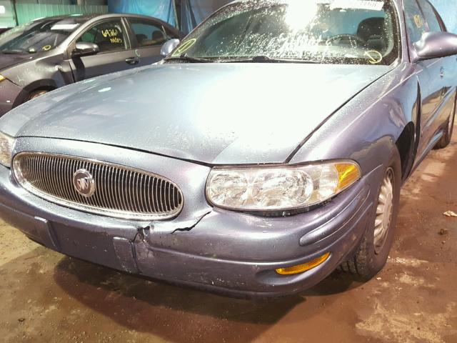 1G4HP54K21U279268 - 2001 BUICK LESABRE CU BLUE photo 9