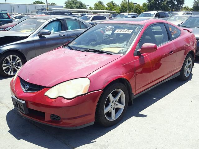 JH4DC548X4S001008 - 2004 ACURA RSX RED photo 2