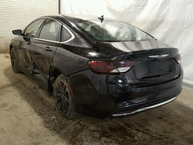 1C3CCCAB3FN600372 - 2015 CHRYSLER 200 LIMITE BLACK photo 3