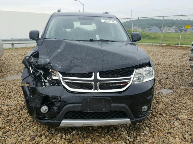 3C4PDDBG4HT541572 - 2017 DODGE JOURNEY SX BLACK photo 7