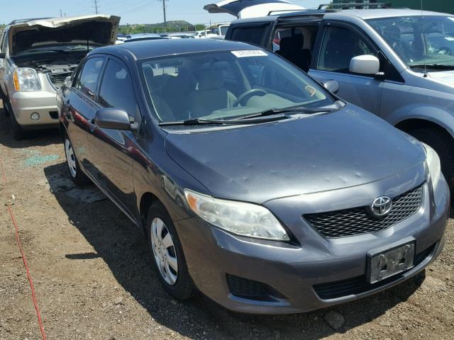 1NXBU4EE7AZ259048 - 2010 TOYOTA COROLLA BA CHARCOAL photo 1