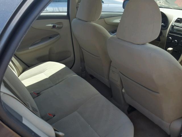 1NXBU4EE7AZ259048 - 2010 TOYOTA COROLLA BA CHARCOAL photo 6