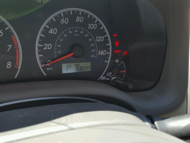 1NXBU4EE7AZ259048 - 2010 TOYOTA COROLLA BA CHARCOAL photo 8