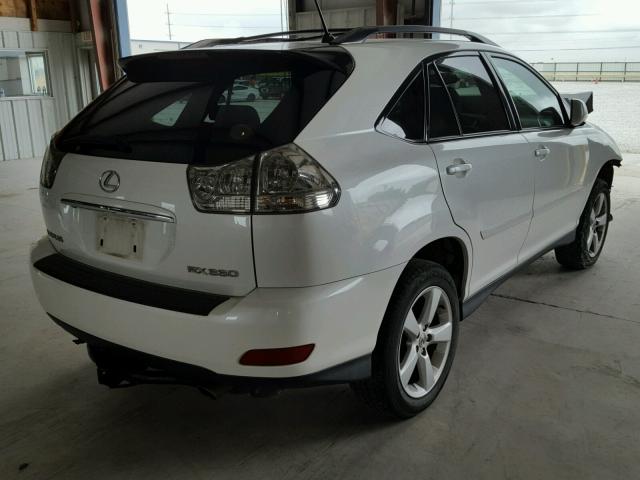 2T2HA31U46C098558 - 2006 LEXUS RX 330 WHITE photo 4