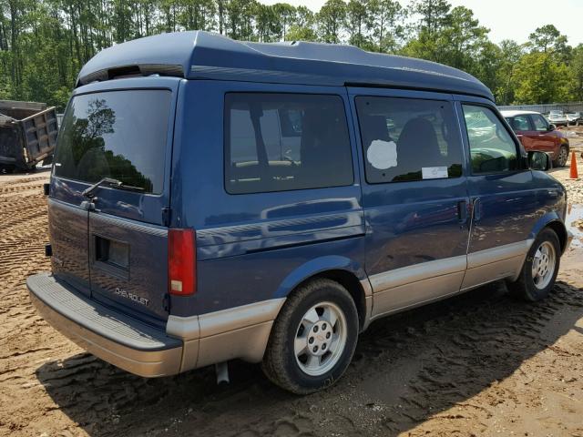 1GNDM19X73B124732 - 2003 CHEVROLET ASTRO BLUE photo 4